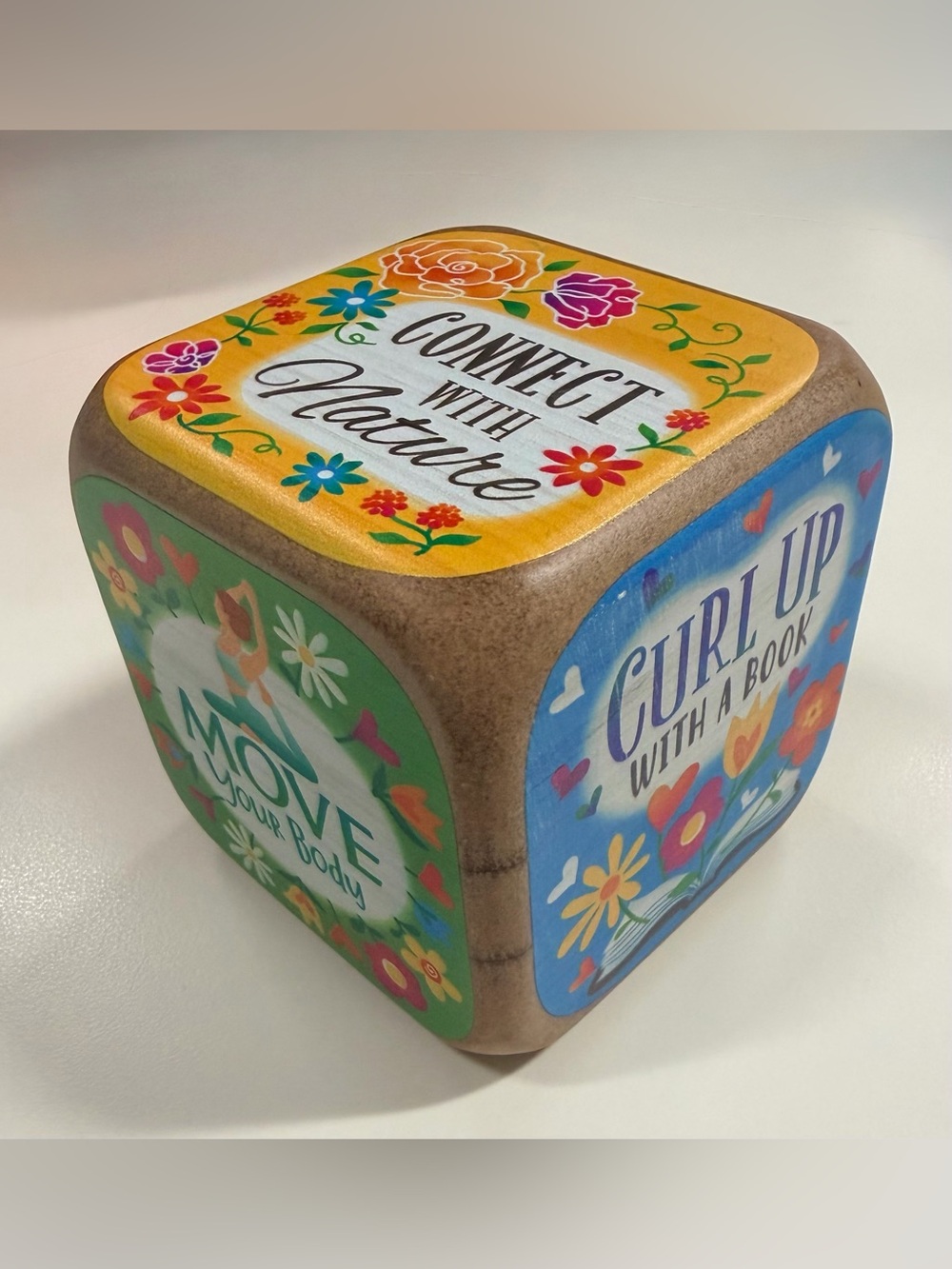 Inspirational Self Care Cube